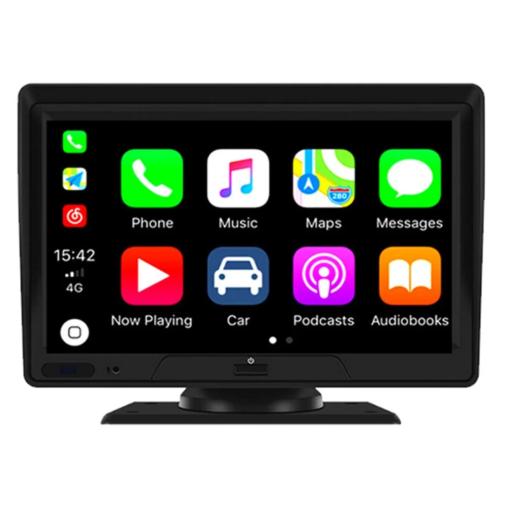 P702D 7'' Touch Screen Wireless Car Player Dual Camera Driving Recorder Multimedia Player with FM Transmitter - 1