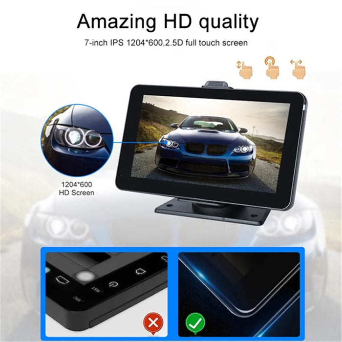 P703S 7'' Wireless Car Player Driving Recorder GPS Navigation Multimedia Player Car Stereo - 4