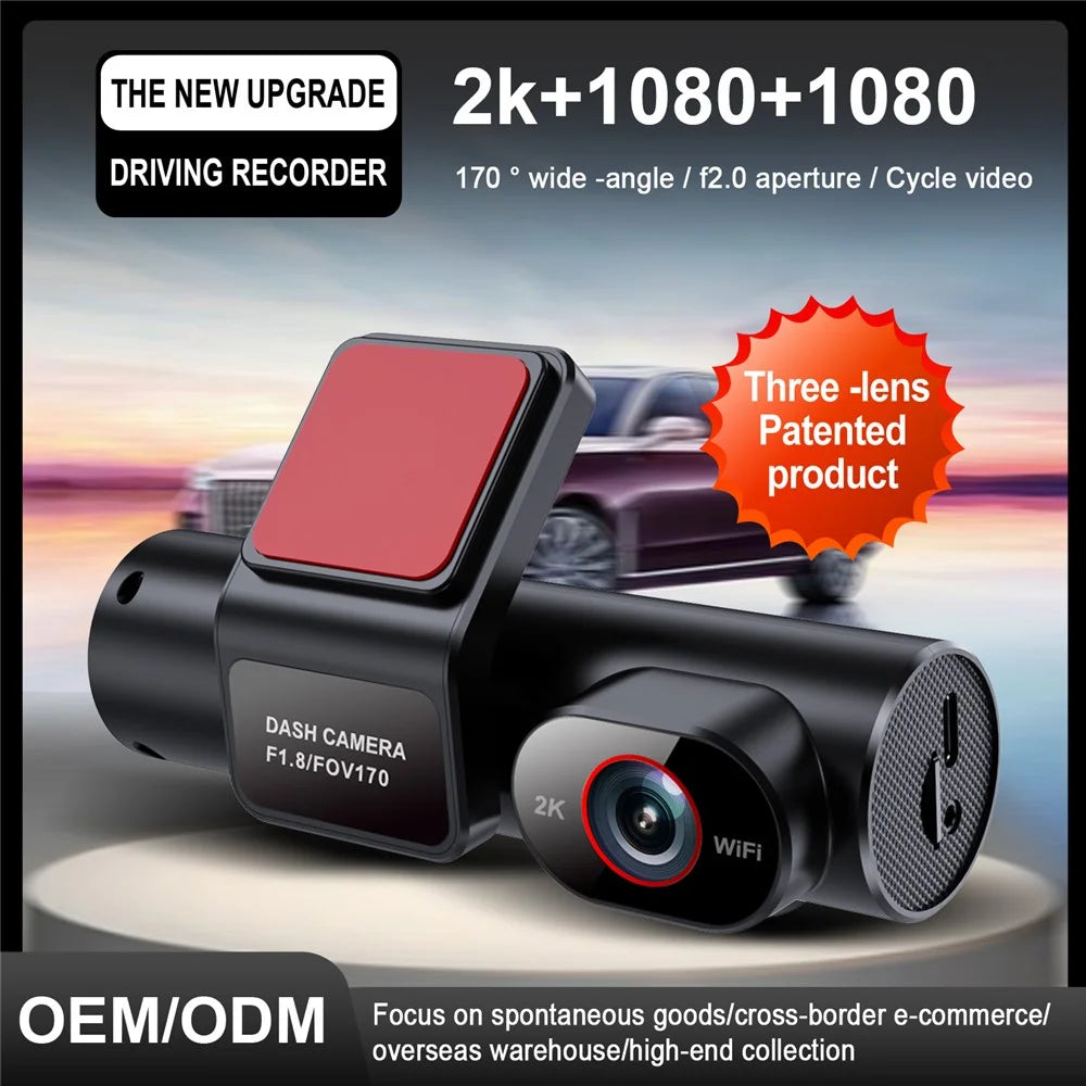 U03 Ultra HD Night Vision Car SUV Dashcam Panorama Parking Surveillance Camera Recorder - 2