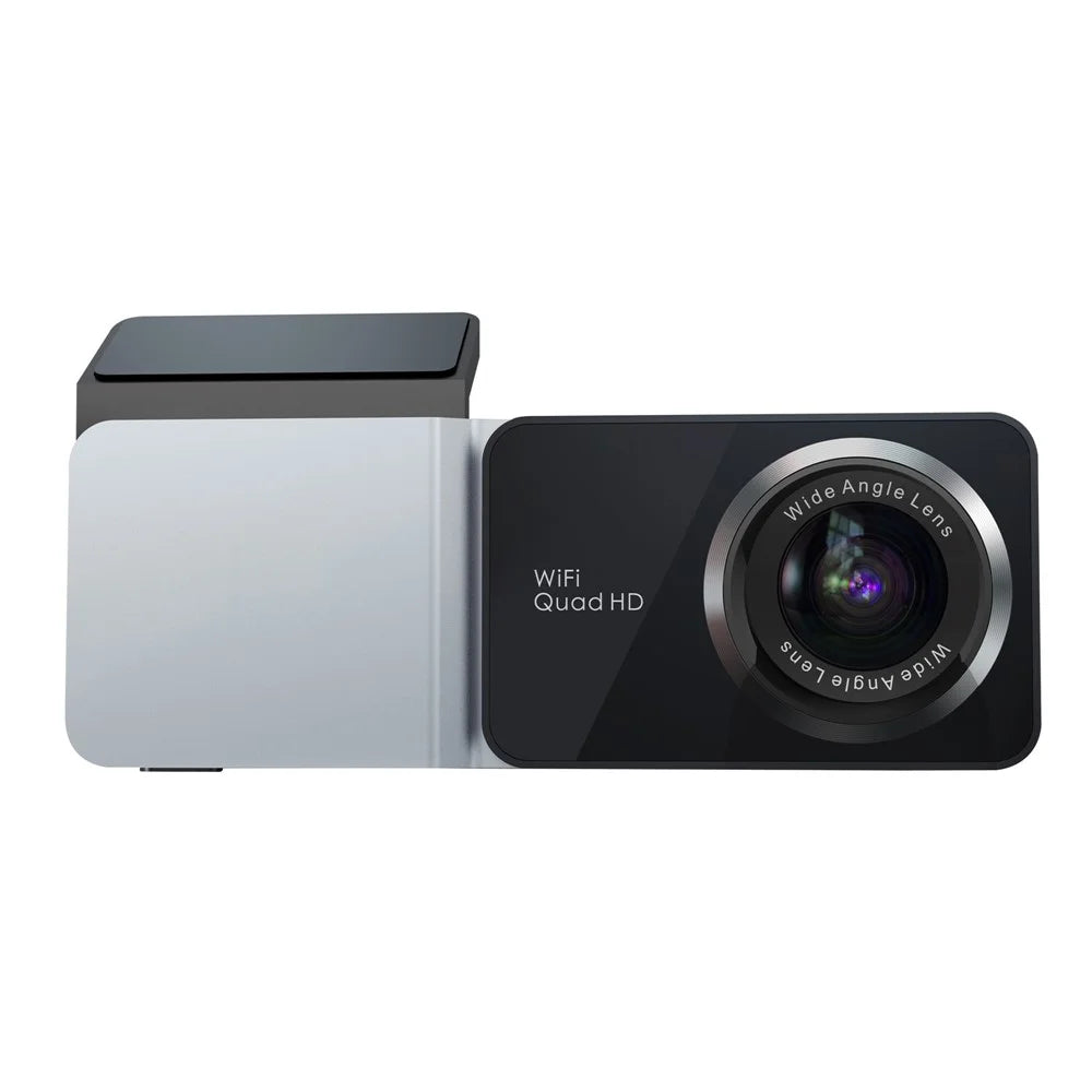 U06 Dual Lens Car Dashcam 2K Dash Cam Video Recorder with 1.47-Inch Screen - 1