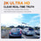U06 Dual Lens Car Dashcam 2K Dash Cam Video Recorder with 1.47-Inch Screen - 6