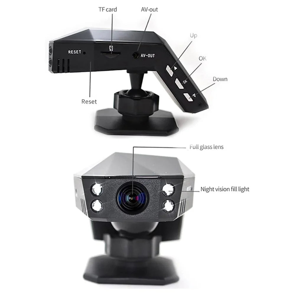 X4 Car Center Control Camera Aromatherapy Diffuser Dashcam Support 32G TF Card Storage - 3