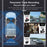 X12 Magnetic Mount Car Dash Camera 1080P+720P+720P 3-Shots Car Recorder - 2