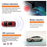 X12 Magnetic Mount Car Dash Camera 1080P+720P+720P 3-Shots Car Recorder - 3