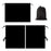 Single Layer 190T Pongee Privacy Protection Car Partition Curtain with 2 Rear Window Curtains - 1
