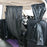 Single Layer 190T Pongee Privacy Protection Car Partition Curtain with 2 Rear Window Curtains - 5