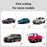Single Layer 190T Pongee Privacy Protection Car Partition Curtain with 2 Rear Window Curtains - 6