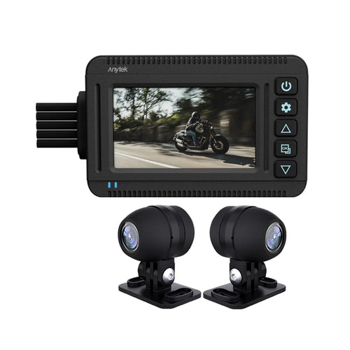 S30 Motorcycle Dash Cam Sport Driving Recorder Dash Cam Dual 2K Motorbike Camera Loop Recording - 1