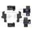 JX606 WiFi Car DVR Dash Cam 1080P HD Parking Monitoring Loop Recording 3 Cameras Driving Recorder - 5