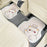 4Pcs / Set Vehicle Floor Protector Mats for Front and Rear Non-slip Wire Loop Car Interior Carpet - Two Bears - 2