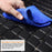 4Pcs / Set Car Front+Rear Floor Mat Anti-Slip Waterproof Leather Vehicle Interior Floor Mat - Black with Black Line - 6