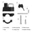Motorcycle Handlebar Mount Lock Helmet Anti-theft Security Lock with 2 Keys - 5