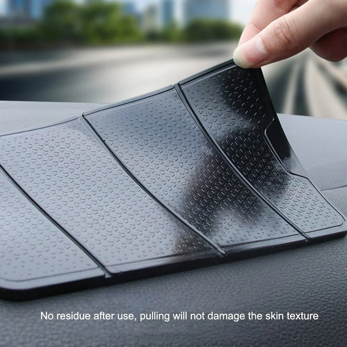 R-1337 Foldable Car Anti-slip Mat Sunglasses Electronics Phone Holder Stand Non-slip Sticky Washable Dashboard Pad - 7