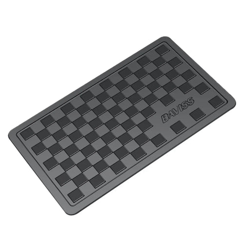 BAVISS B-006 13*8cm Traceless Sticky Pad Non-slip PU Car Dashboard Mat for Phone Keychain, Size S - Black - 1