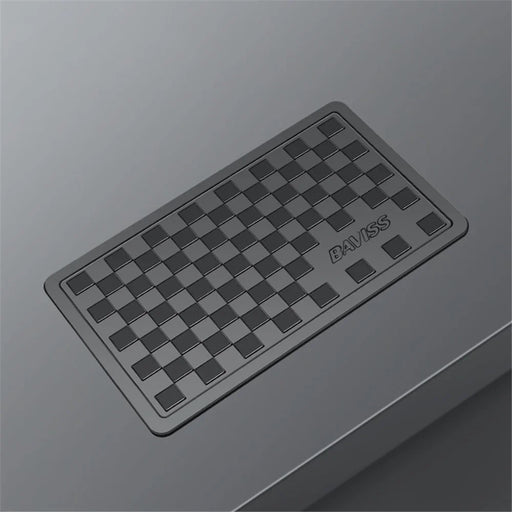BAVISS B-006 13*8cm Traceless Sticky Pad Non-slip PU Car Dashboard Mat for Phone Keychain, Size S - Black - 2