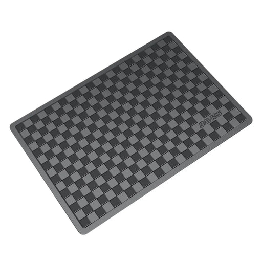 BAVISS B-006 18*12.5cm Heat Resistant Sticky Pad Car Dashboard Non-slip PU Mat for Phone Keychain, Size M - Black - 1