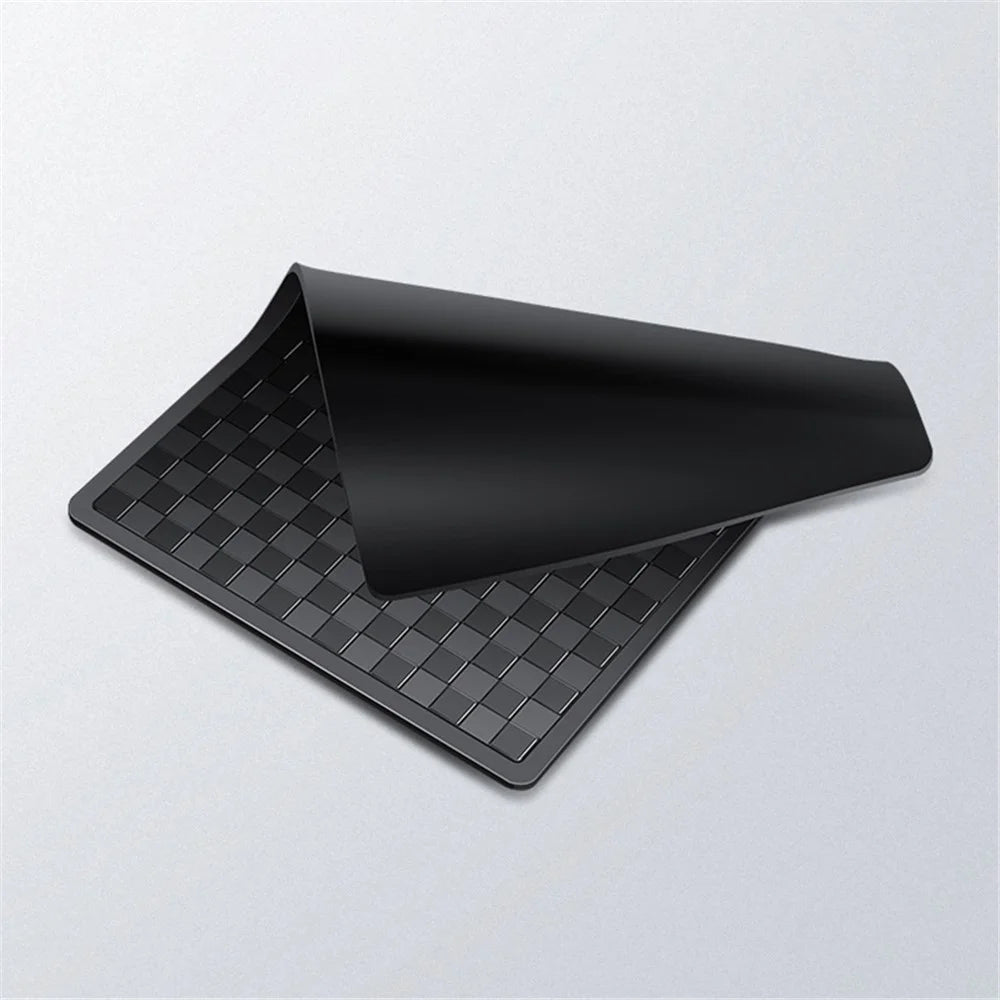 BAVISS B-006 28*18cm PU Car Dashboard Mat Non-slip Sticky Pad for Phone Keychain, Size L - Black - 7