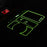 BAVISS B-28 4 in 1 Anti-Slip Dashboard Mat Phone Holder with Aromatherapy Slot/Car Temporary Parking Card Phone Number, Shake-proof Pad Phone Mount for Cars - White Luminous Color - 6