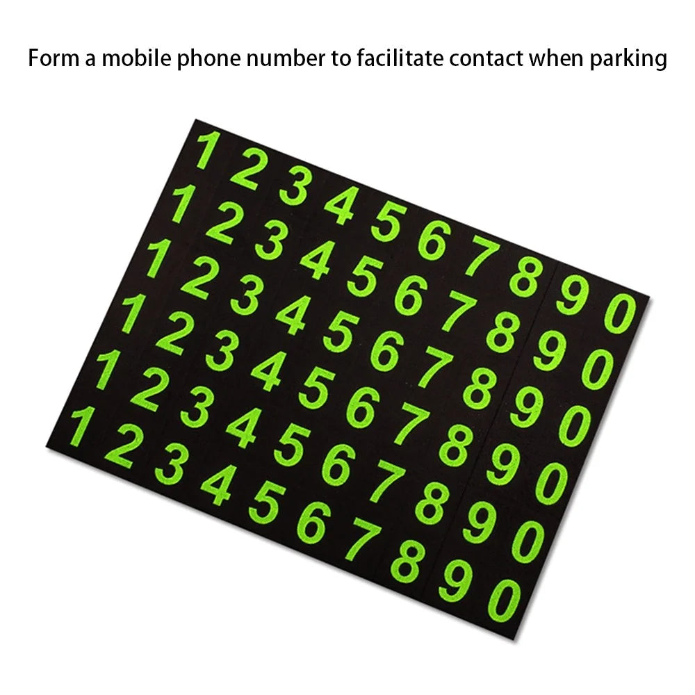 BAVISS B-25 3 in 1 Non-Slip Phone Holder Dashboard Phone Mat with Temporary Car Parking Card Number Plate Anti Shake Pad Phone Stand Mount for Universal Cars - Red - 3