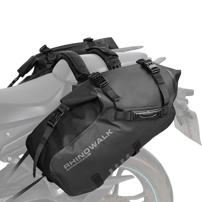 RHINOWALK MT1428 1 Pair Shock Absorption Motorcycle Side Bag Waterproof Rear Seat Bag - 4