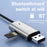 M01 Car Bluetooth-compatible Receiver Hands-Free Call Spring Cord 3.5mm AUX Stereo Car Audio Wireless Adapter - 3