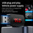 M10 USB Bluetooth-compatible 5.4 Adapter Digital Display FM Radio Hands-Free Call Car Wireless Audio Receiver - 6