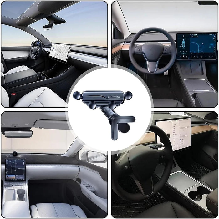 For Tesla Model 3 / Model Y Car Screen Phone Holder Cellphone Navigation Bracket, Gravity Invisible Version - 3