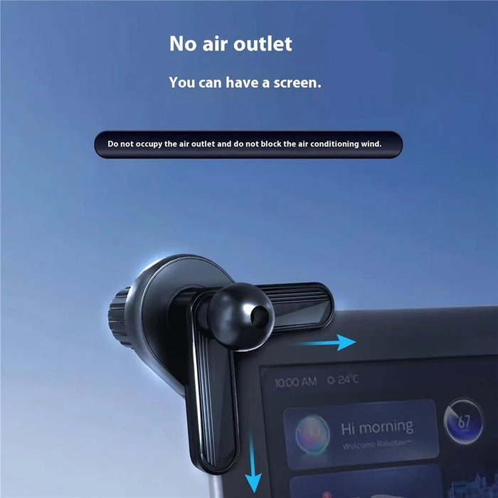 XWJ-158B Car Suspension Screen Phone Holder Rotatable Magnetic Cellphone Bracket - 7