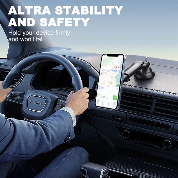 XWJ-151C Magnetic Car Dashboard Windshield Phone Holder Suction Cup Mount Cellphone Stand - 2