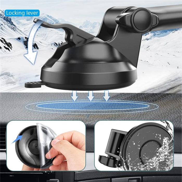 XWJ-151C Magnetic Car Dashboard Windshield Phone Holder Suction Cup Mount Cellphone Stand - 4