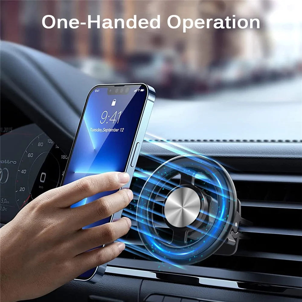 XWJ-153A Car Air Outlet Cell Phone Holder Magnetic Phone Navigation Stand - 2