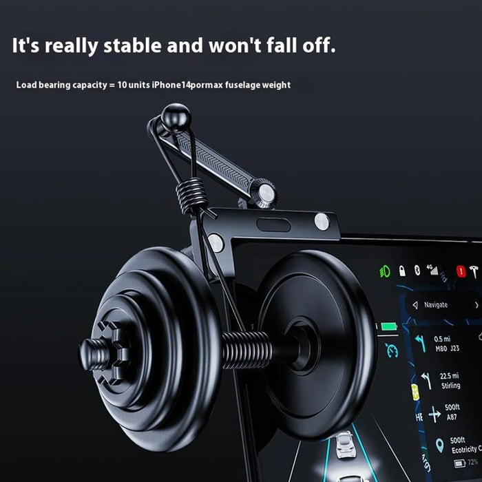 For Tesla Model 3 / Model Y Car Screen Gravity Phone Holder Mirror Surface Cellphone Bracket - 5