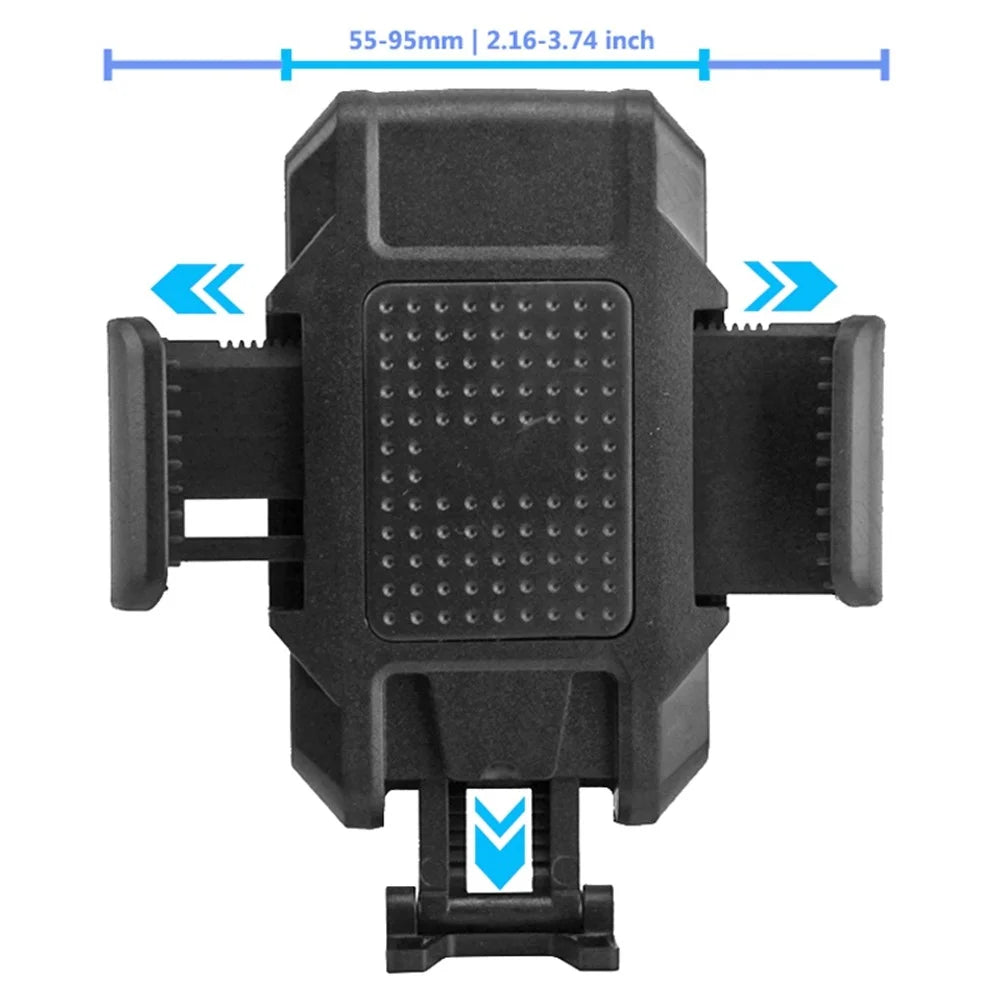 360 Degree Rotation Car Water Cup Slot Extendable Rod Design Phone Bracket - 6