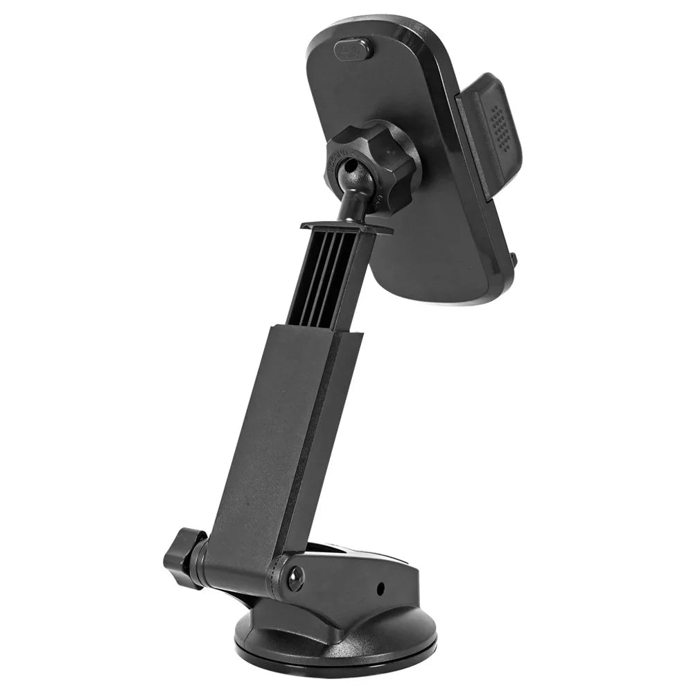 Car Dashboard Windshield Suction Cup Mount Phone Holder Extendable Rod Cellphone Bracket - 3