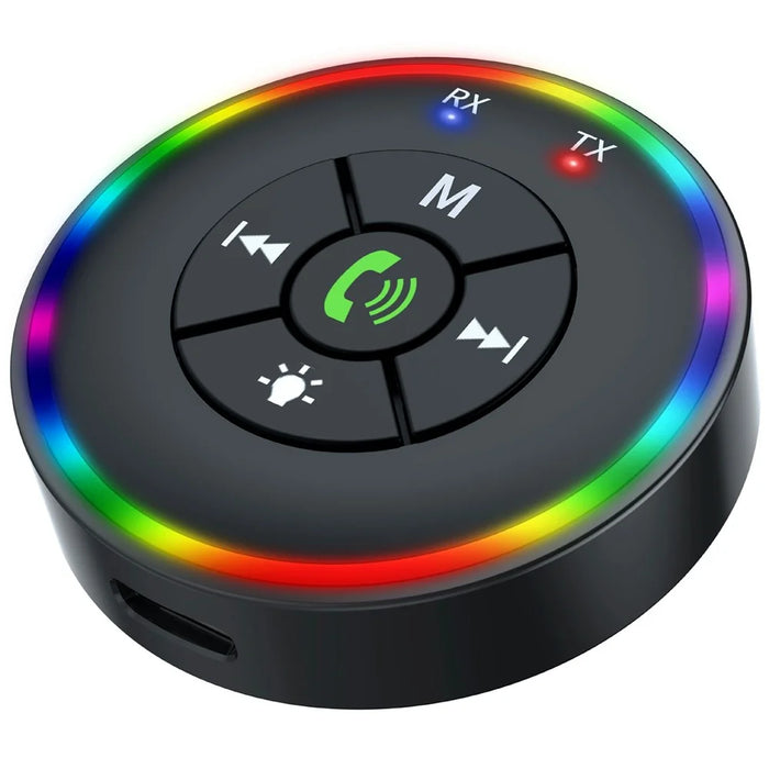 Q10 2-in-1 Bluetooth-compatible 5.3 Wireless Transmitter / Receiver MP3 Player Adapter with Colorful Atmosphere Lamp - 2