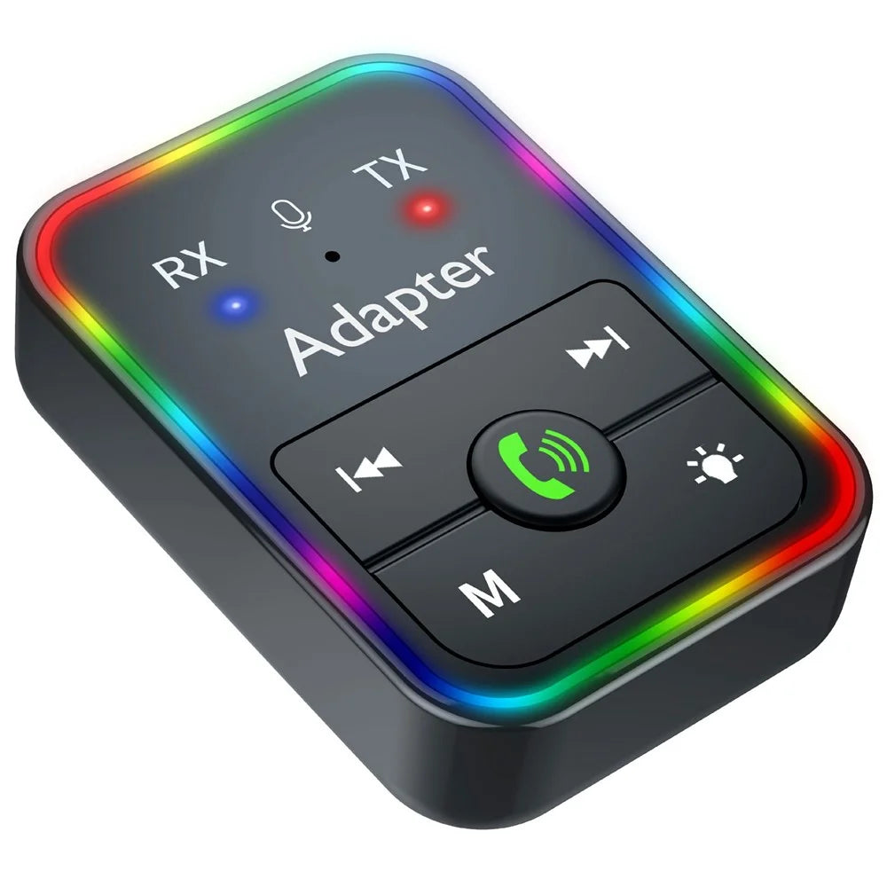 Q9 2-in-1 Bluetooth-compatible 5.3 Wireless Transmitter / Receiver MP3 Player Adapter Support TF Card Playback - 1