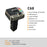 C68 Bluetooth-compatible FM Transmitter Car Adapter PD 30W Dual Port Car Charger Music Player Hands-Free Call - 2