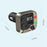 C68 Bluetooth-compatible FM Transmitter Car Adapter PD 30W Dual Port Car Charger Music Player Hands-Free Call - 7