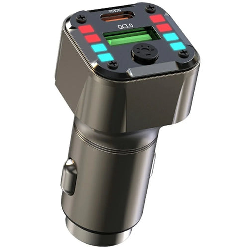 K24 Car Charger PD 30W QC 3.0 Super Charger Dual Ports Car Charging Adapter for iPhone  /  Samsung  /  Huawei - 1