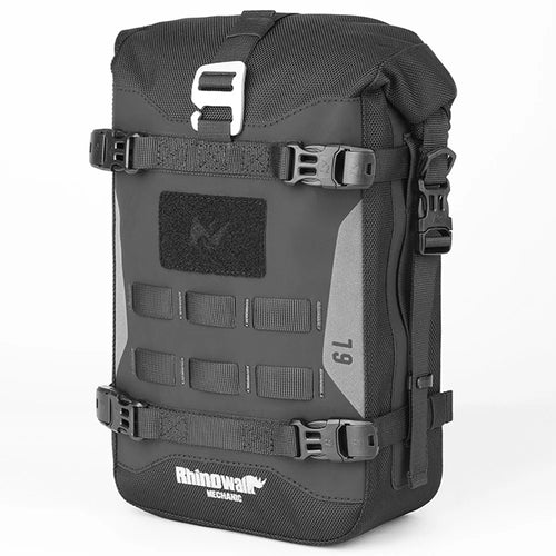 RHINOWALK MJX2001 6L Polyester Motorcycle Bumper Bag Capacity Expandable Side Hanging Bag - 1