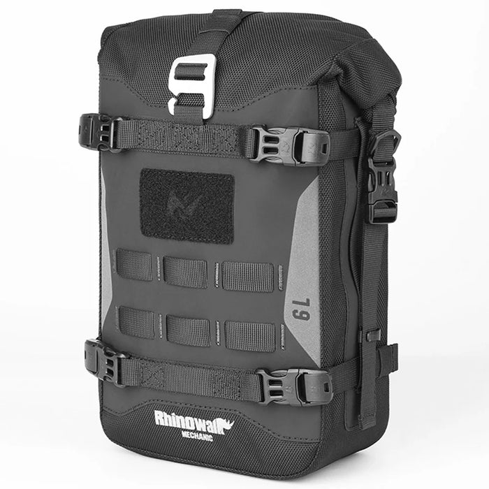 RHINOWALK MJX2001 6L Polyester Motorcycle Bumper Bag Capacity Expandable Side Hanging Bag - 1