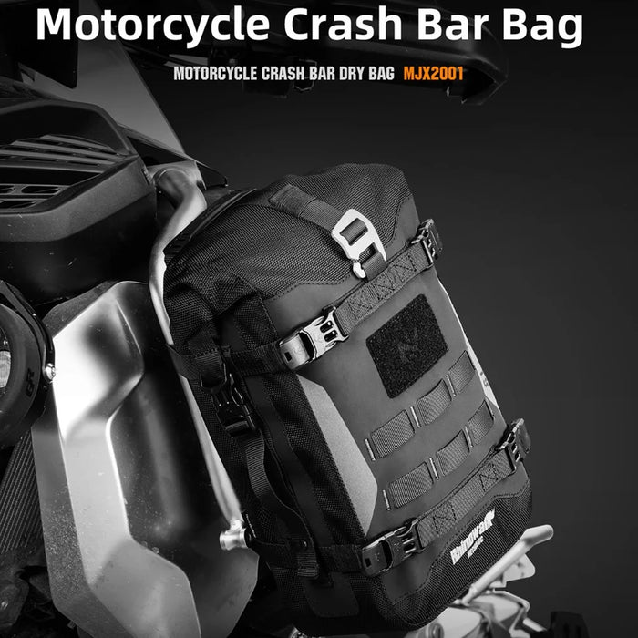 RHINOWALK MJX2001 6L Polyester Motorcycle Bumper Bag Capacity Expandable Side Hanging Bag - 3