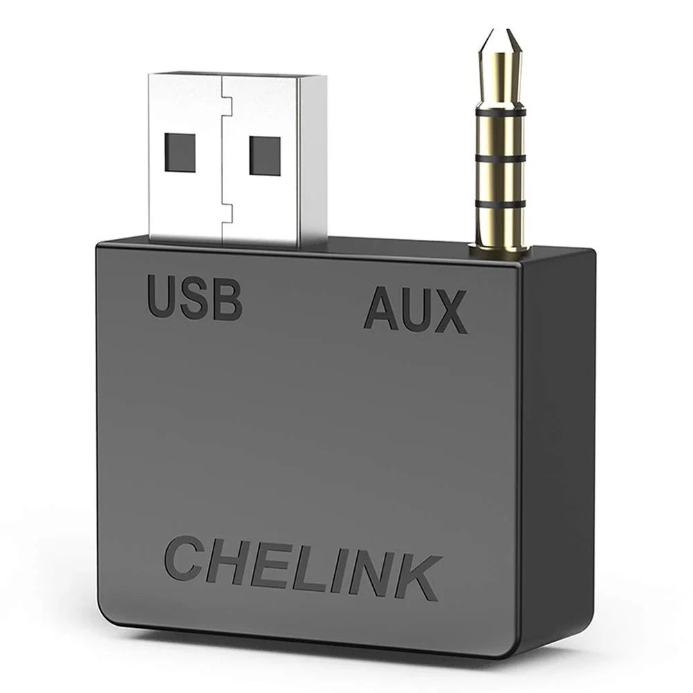 CHELINK For Hyundai / Kia Wireless Music Bluetooth-compatible Receiver Car Stereo 3.5mm Aux USB Adapter - 1
