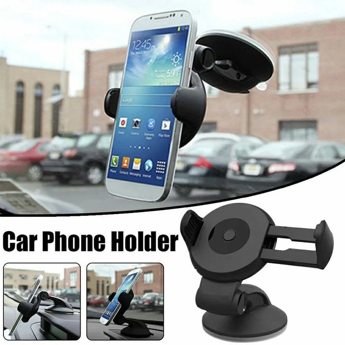 ZY-08 Car Dashboard Windshield Suction Cup Phone Holder Mini Adjustable Phone Bracket - 3