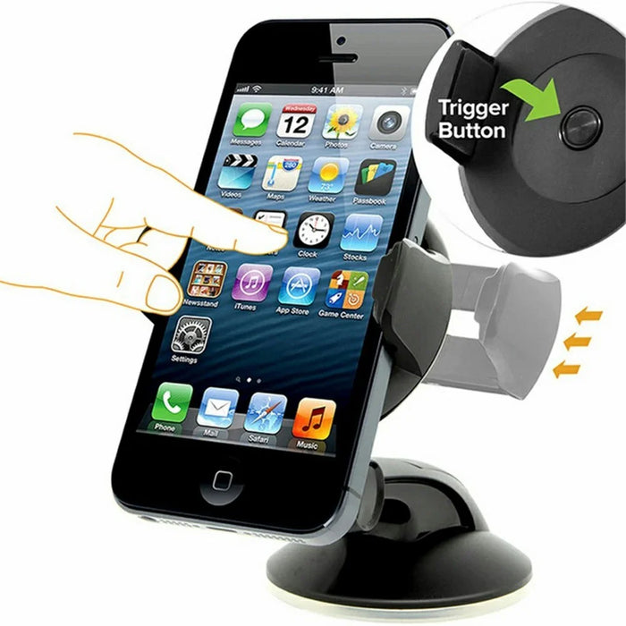 ZY-08 Car Dashboard Windshield Suction Cup Phone Holder Mini Adjustable Phone Bracket - 5