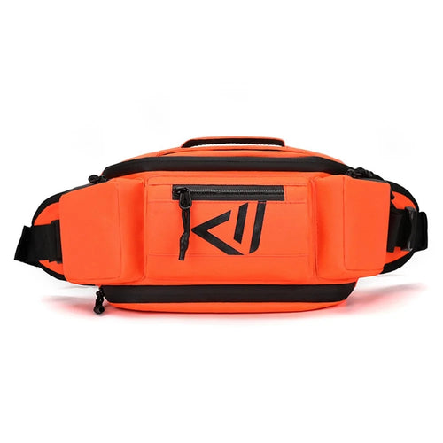 WEPOWER 7701 Casual Cycling Chest Bag Waist Pack Anti-Splash Nylon Crossbody Bag - Orange - 1