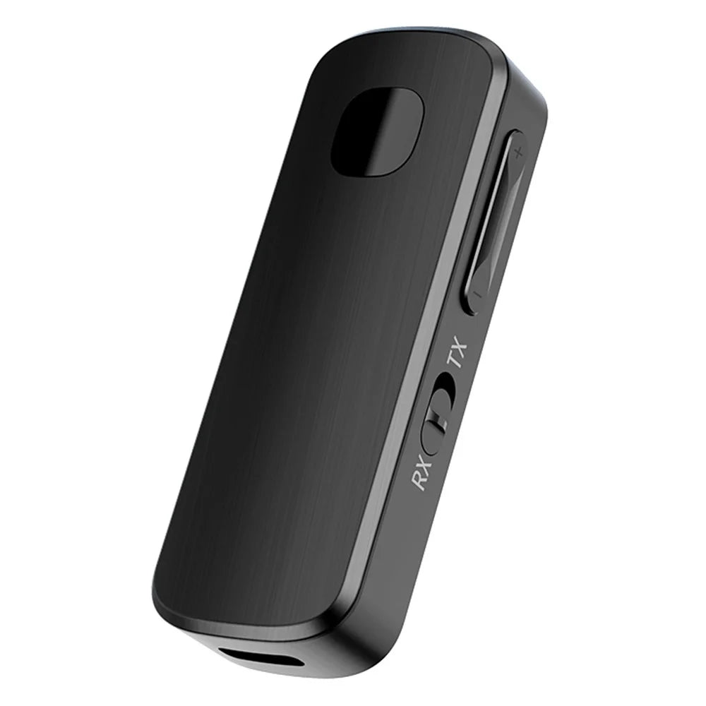 M18 Bluetooth-compatible 5.4 Lapel Clip Transmitter Receiver 2-in-1 Speaker Headphone Amplifier Wireless Car Bluetooth-compatible Adapter - 1