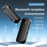 M18 Bluetooth-compatible 5.4 Lapel Clip Transmitter Receiver 2-in-1 Speaker Headphone Amplifier Wireless Car Bluetooth-compatible Adapter - 2