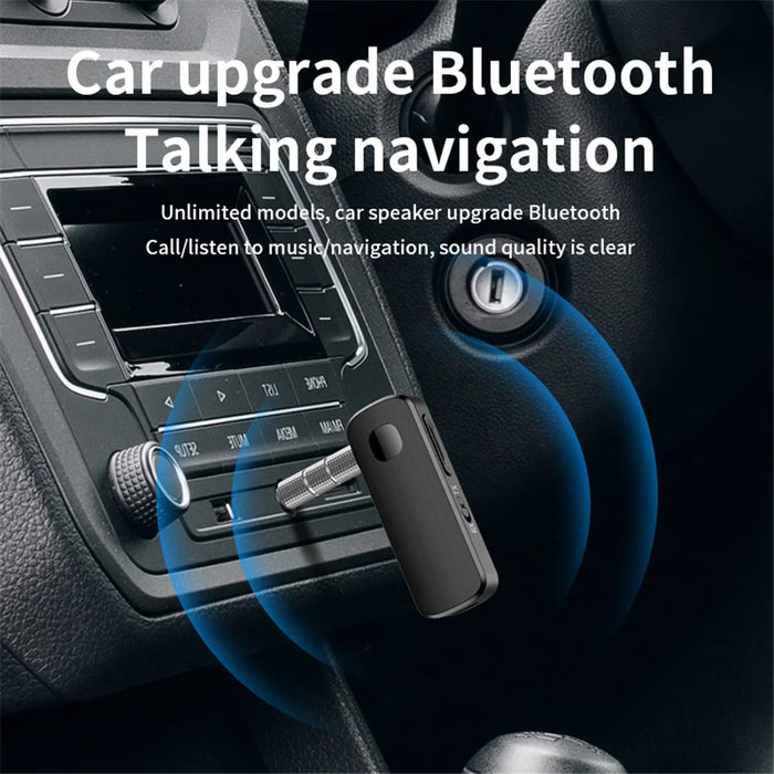 M18 Bluetooth-compatible 5.4 Lapel Clip Transmitter Receiver 2-in-1 Speaker Headphone Amplifier Wireless Car Bluetooth-compatible Adapter - 5
