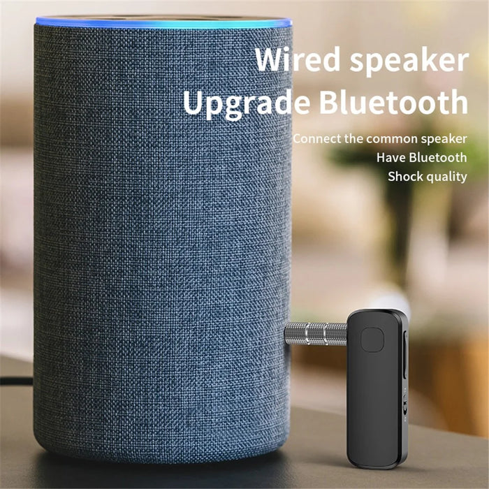 M18 Bluetooth-compatible 5.4 Lapel Clip Transmitter Receiver 2-in-1 Speaker Headphone Amplifier Wireless Car Bluetooth-compatible Adapter - 7